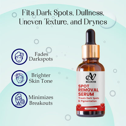 AV Bloom Spot Removal Serum, Treats Dark Spots & Pigmentation, 30ml (1.01 fl oz)