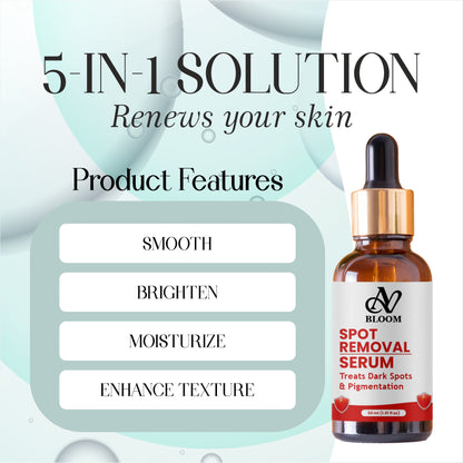 AV Bloom Spot Removal Serum, Treats Dark Spots & Pigmentation, 30ml (1.01 fl oz)